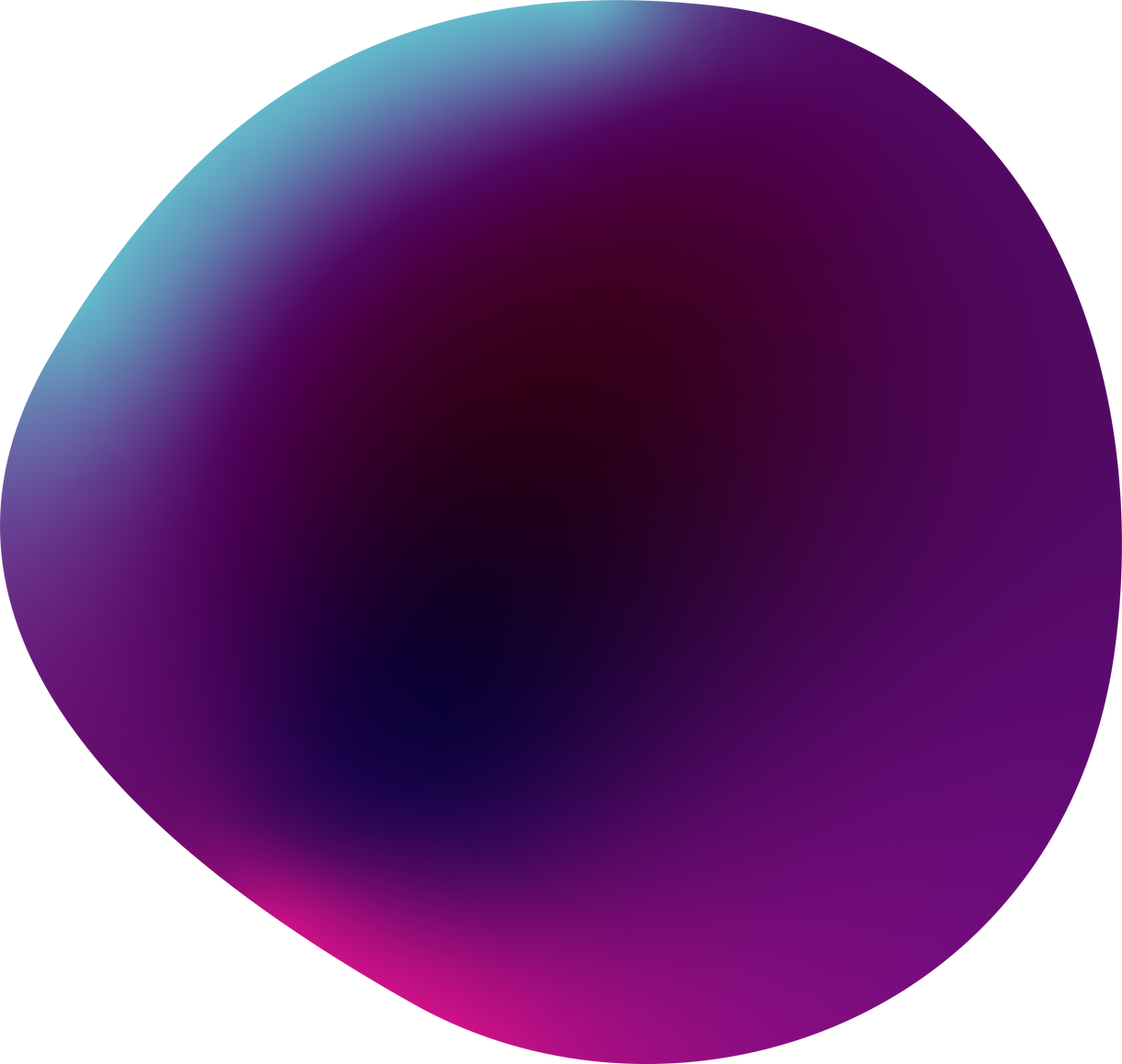 Violet Metallic Blob